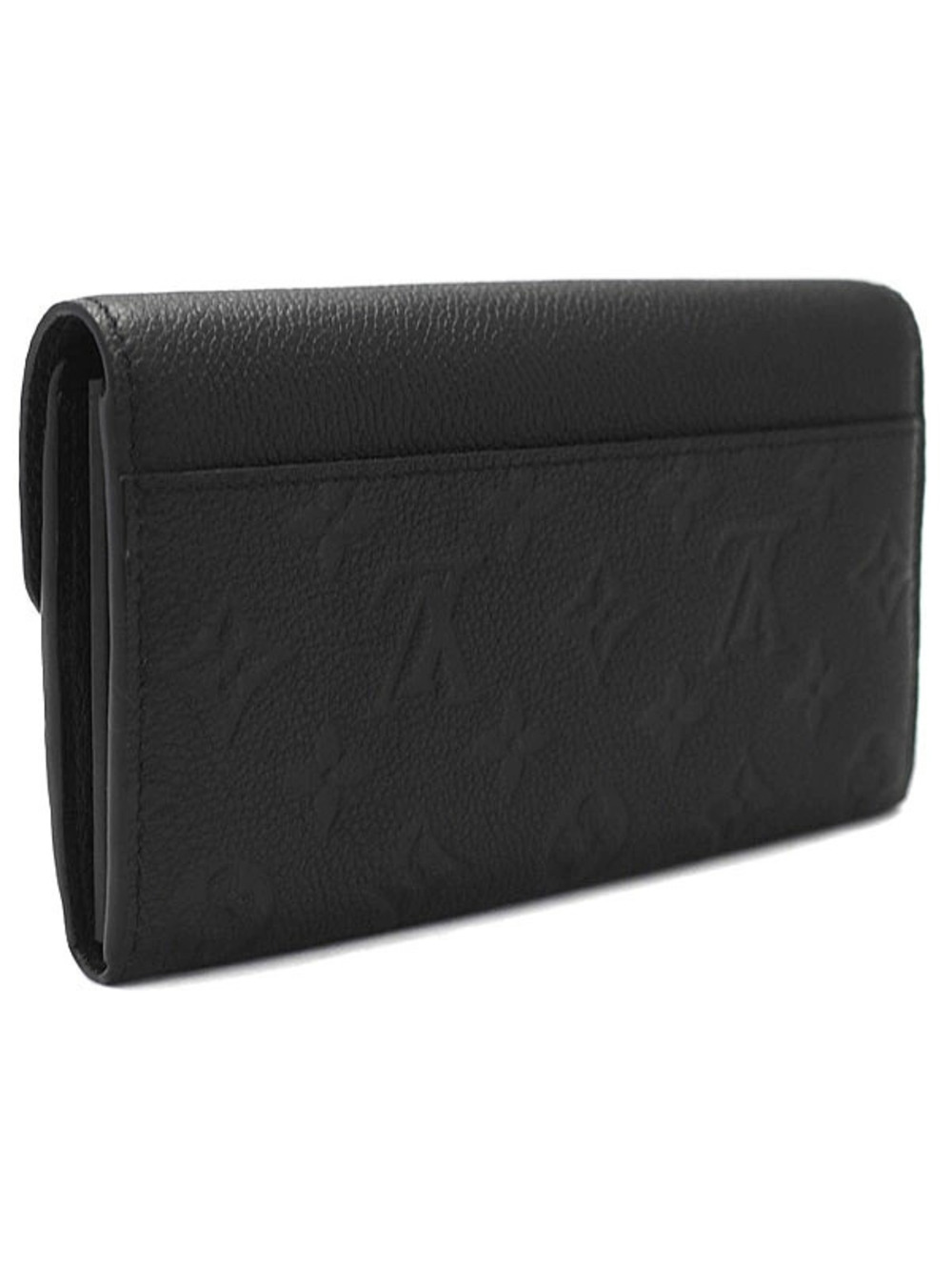 Louis Vuitton Sarah Wallet Long Bi Portefeuille Monogram Empreinte fold Brown